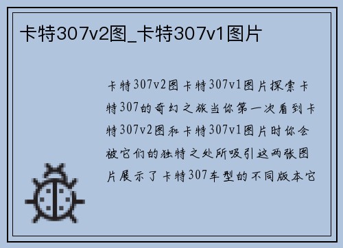 卡特307v2图_卡特307v1图片 卡特307v2图_卡特307v1图片